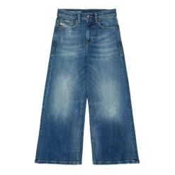 Denim cinque tasche gamba palazzo Børn Underdele