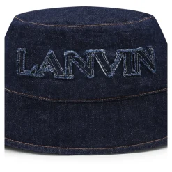Online Denim Cloche Hat med Frynset Logo Børn Huer & Kasketter