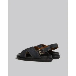 Hot Denim Criss-Cross Sandal Dame Sandaler