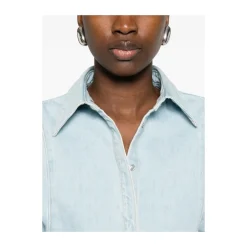 Outlet Denim Shirt Dame Bluser & Skjorter
