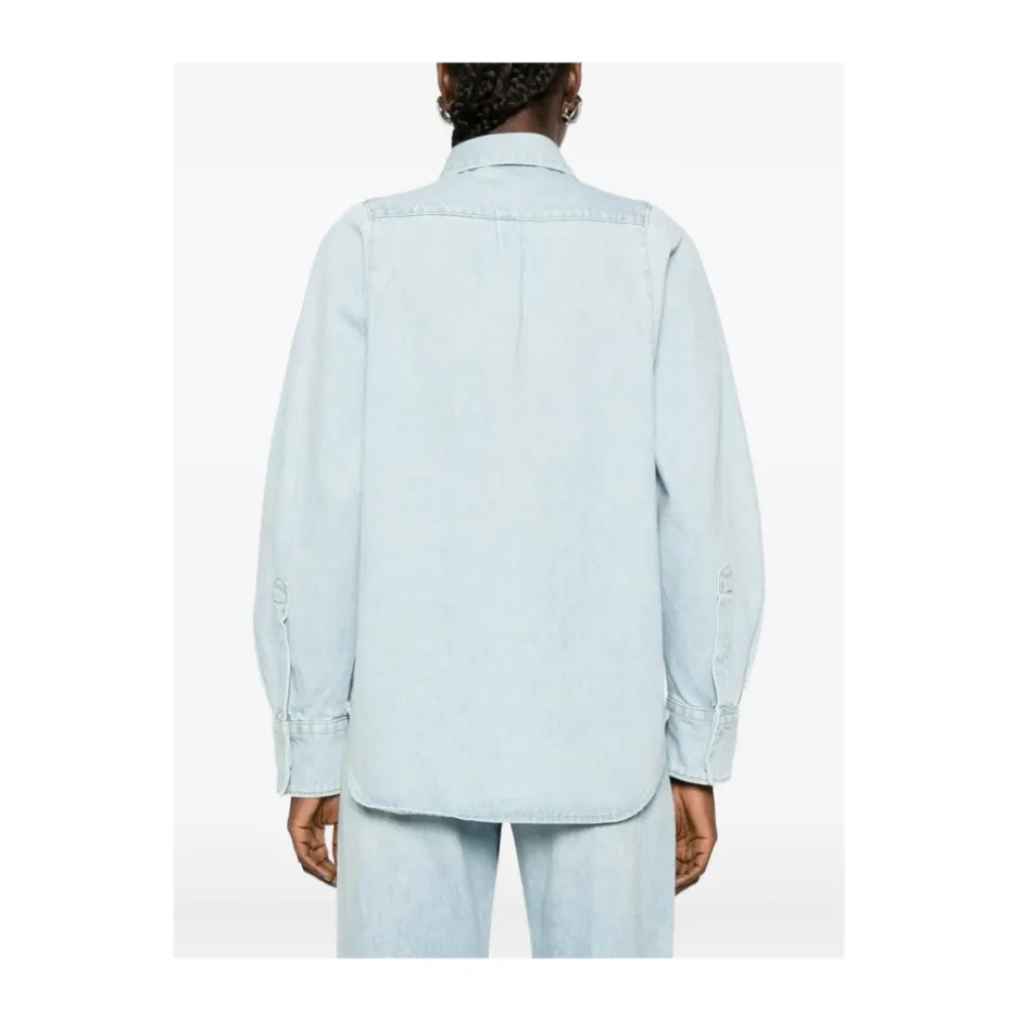 Outlet Denim Shirt Dame Bluser & Skjorter