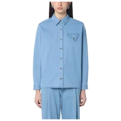 Online Denim Skjorte Dame Bluser & Skjorter