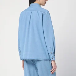 Online Denim Skjorte Dame Bluser & Skjorter