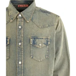 Sale Denim Skjorte i Skjorter