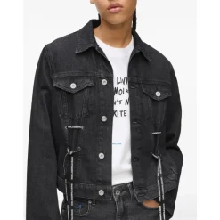 Denimjakke med snøre Dame Jakker