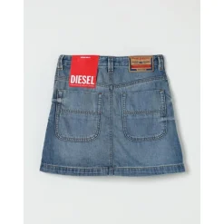 New Denimnederdel med knaplukning foran Børn Kjoler & Nederdele