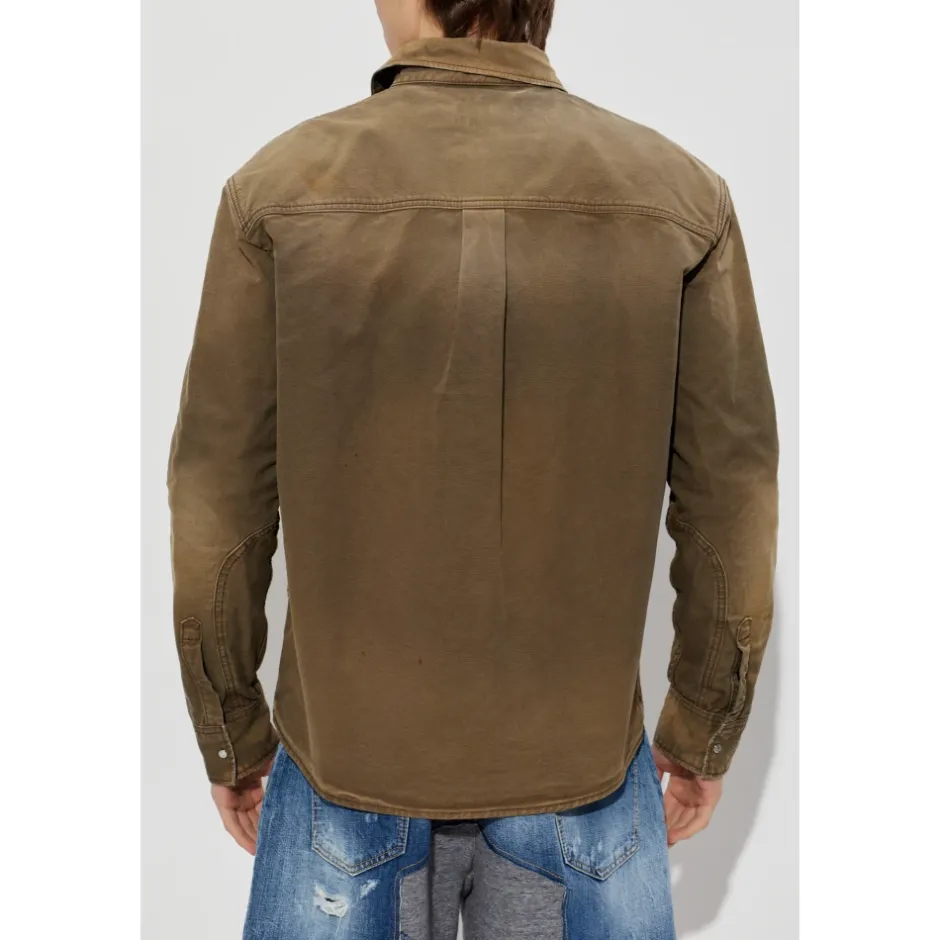 Sale Denimskjorte med vintage-effekt Skjorter