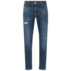 Hot Destroyed Slim Fit Jeans Jeans