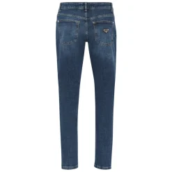 Hot Destroyed Slim Fit Jeans Jeans