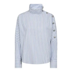 Outlet DevinCC AsymCC Button Blouse Dame Bluser & Skjorter