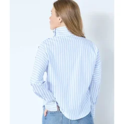Outlet DevinCC AsymCC Button Blouse Dame Bluser & Skjorter