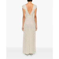 Discount Diamond Plisseret Jersey Kjole Dame Kjoler