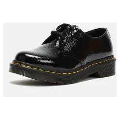 New Distressed Patent Ballerina Sko Dame Snøresko