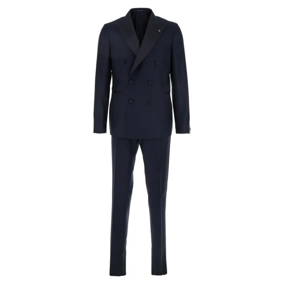Best Dobbeltradet Smoking Suit Jakkesæt