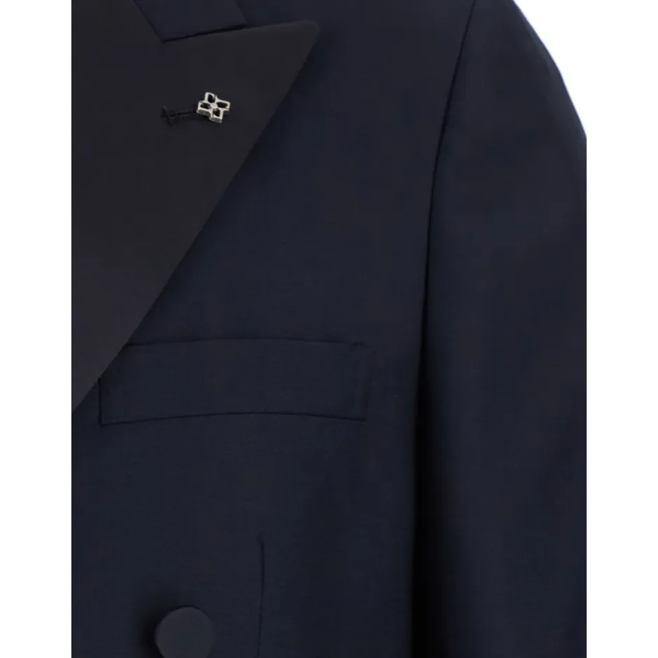 Best Dobbeltradet Smoking Suit Jakkesæt