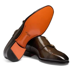 Hot Double Monk Strap Sko Business Sko