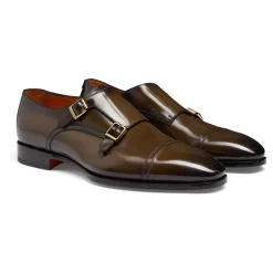 Hot Double Monk Strap Sko Business Sko