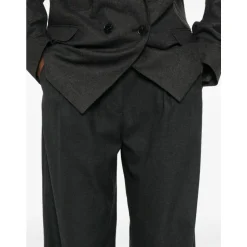 Hot Double Pleated Slacks Dame Bukser