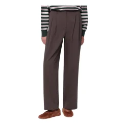 Discount Double Plisseret Bred Chino Slacks Dame Bukser