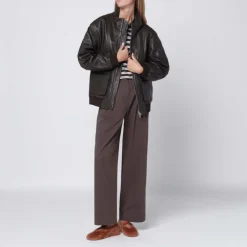 Discount Double Plisseret Bred Chino Slacks Dame Bukser