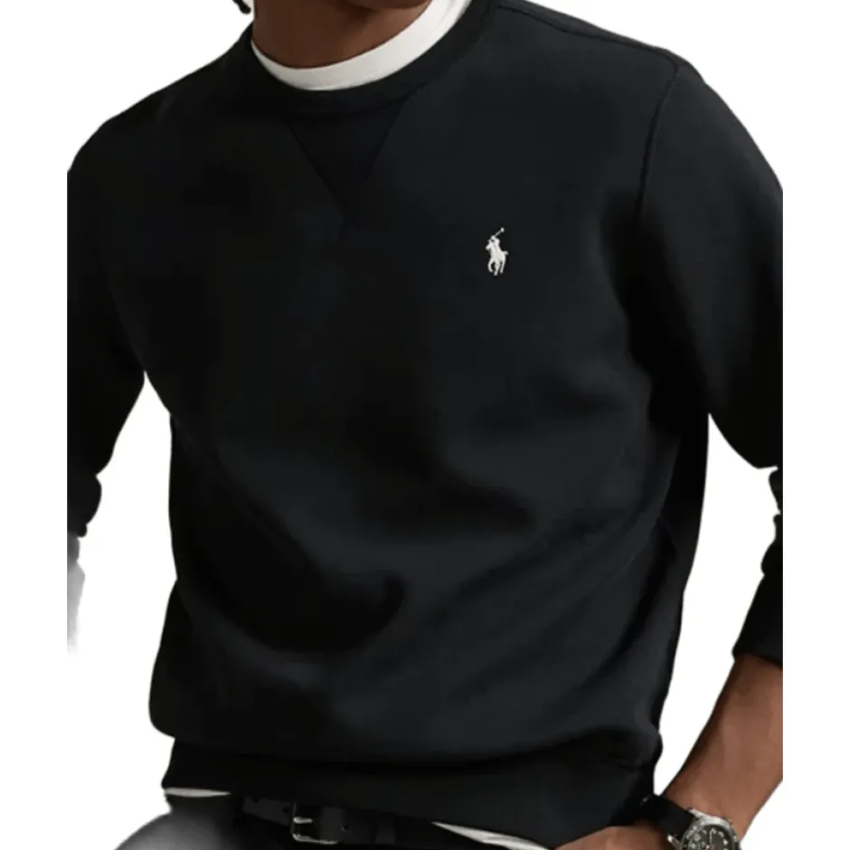 Sale Double-Knit Crew Neck Sweatshirt Trøjer|Sweatshirts