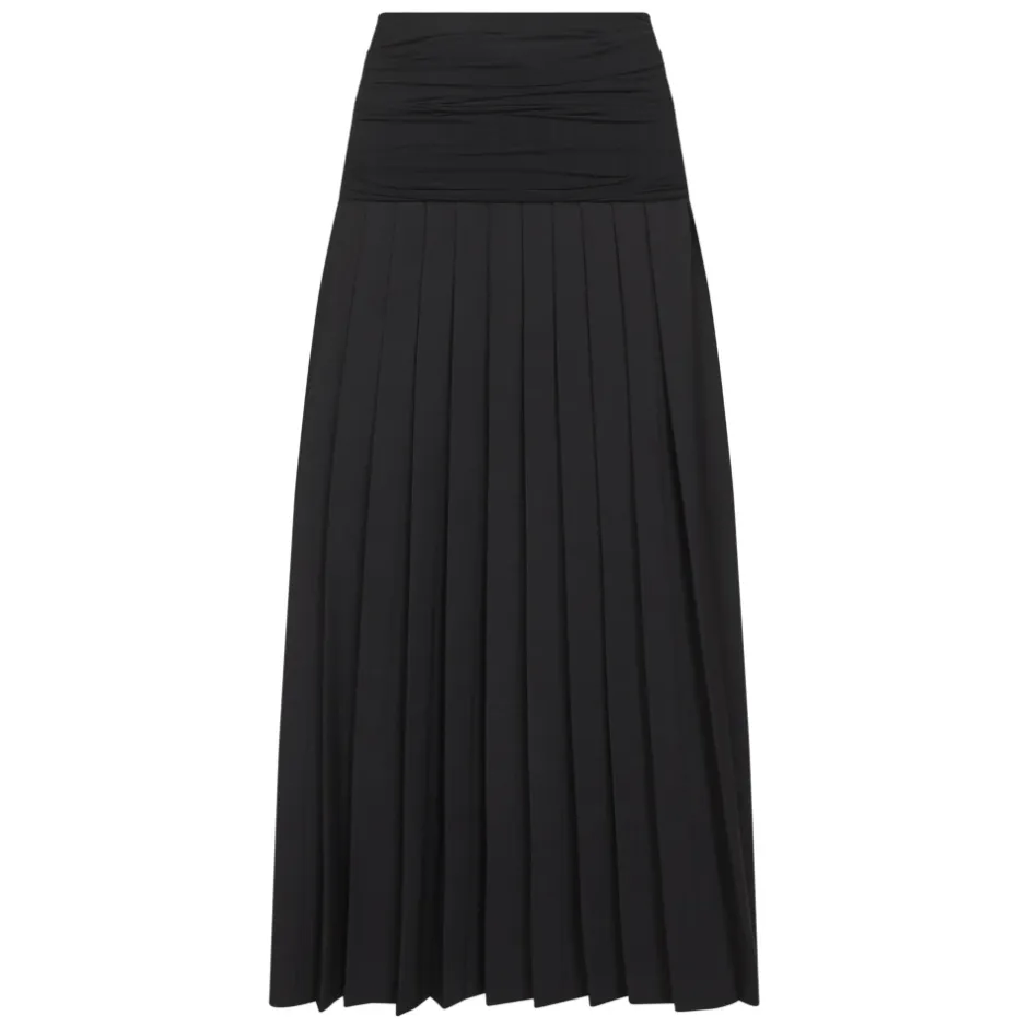 Clearance Double-Layer Midi Skirt Dame Nederdele