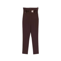 Outlet Double-Layer Stretch Crêpe Bukser Dame Bukser
