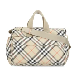 Outlet Duffel Bag med ternet mønster Dame Rejsetasker