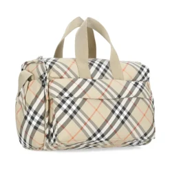 Outlet Duffel Bag med ternet mønster Dame Rejsetasker