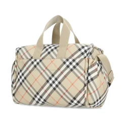 Outlet Duffel Bag med ternet mønster Dame Rejsetasker