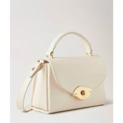 Discount Eggshell Top Handle Lædertaske Dame Håndtasker