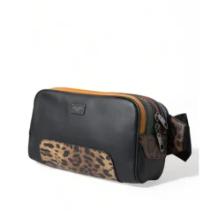 Hot Eksotisk Leopard Læder Bæltetaske Dame Bæltetasker