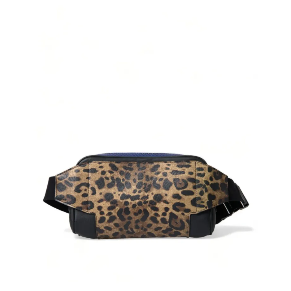 Hot Eksotisk Leopard Læder Bæltetaske Dame Bæltetasker