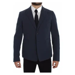 Clearance Elegant Bl Cotton Blend Blazer Jakke Jakkesæt