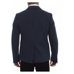 Clearance Elegant Bl Cotton Blend Blazer Jakke Jakkesæt