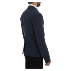 Clearance Elegant Bl Cotton Blend Blazer Jakke Jakkesæt