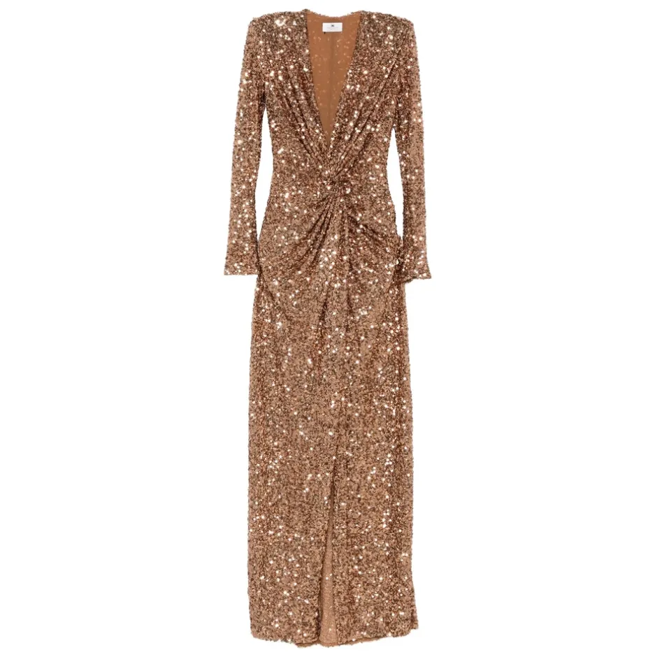 New Elegant Blomstret Kjole Dame Kjoler