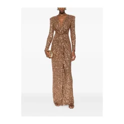 New Elegant Blomstret Kjole Dame Kjoler