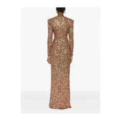 New Elegant Blomstret Kjole Dame Kjoler