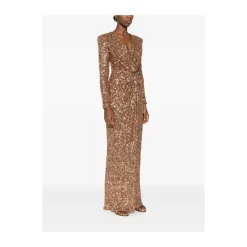 New Elegant Blomstret Kjole Dame Kjoler
