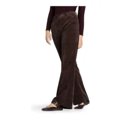 Outlet Elegant Corduroy Amelie Bukser Kaffe Dame Bukser