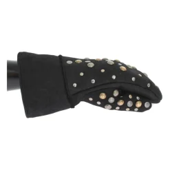 Best Elegant gr uld handsker med nitter Handsker