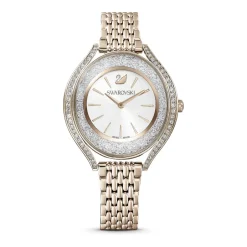 Clearance Elegant Guld Krystallinsk Dameur Dame Ure