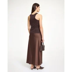 Sale Elegant Karaffel Maxi Nederdel Dame Nederdele