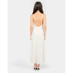 New Elegant Kjole med Asymmetrisk Front Dame Kjoler