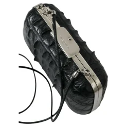 Outlet Elegant krokodilleskind aften clutch Dame Clutch