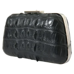 Outlet Elegant krokodilleskind aften clutch Dame Clutch