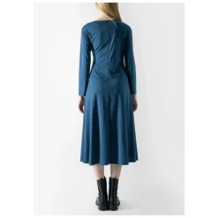Best Elegant Midi Kjole med Bådhals Dame Kjoler