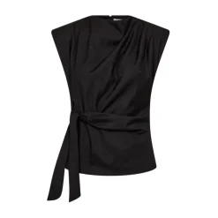 Best Elegant Plisseret Top Dame Bluser & Skjorter