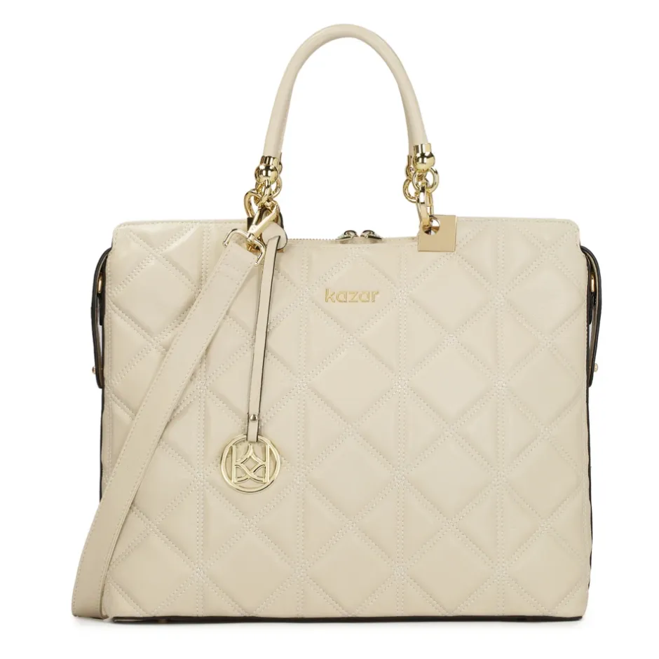 Elegant quiltet lædertaske Dame Laptop Tasker